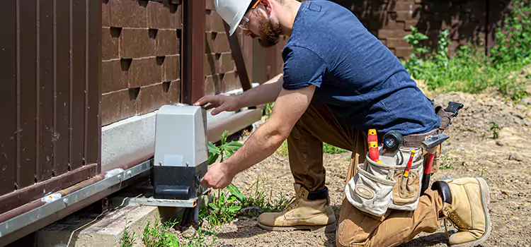 Electric Driveway Gate Installation Flowing Wells