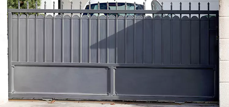 Metal Driveway Gate Installation Flowing Wells