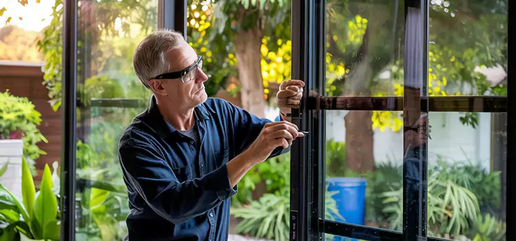 Replacing Sliding Door Lock Flowing Wells