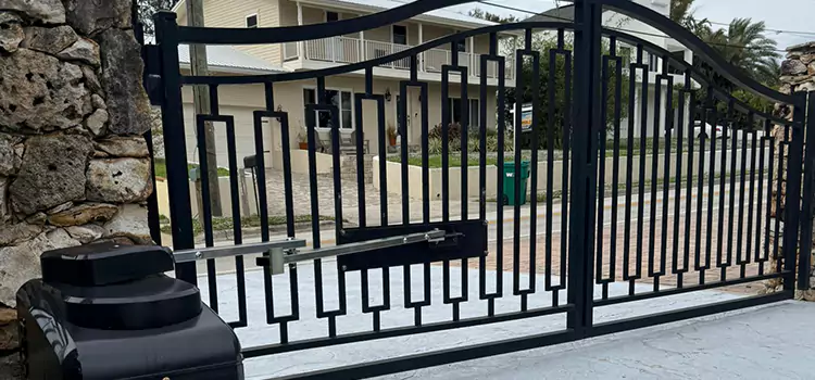 Swing Gate Opener with Keypad Flowing Wells